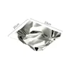 Nordic Stainless Steel Wave Pattern Tray Key Storage Tray Snack Trays Irregular Geometry Decorative Plate Modern Home Decor 5