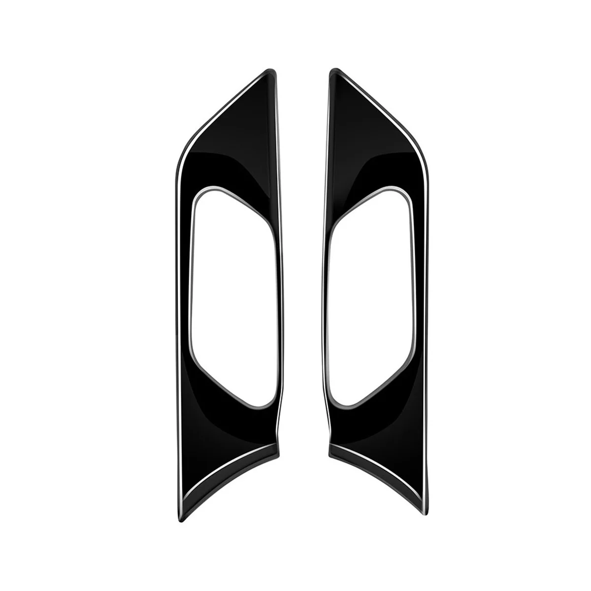 

Автомобильная глянцевая черная текстура, внутренняя ручка передней двери, крышка чаши, отделка для C28 2022-2023, автомобильные аксессуары