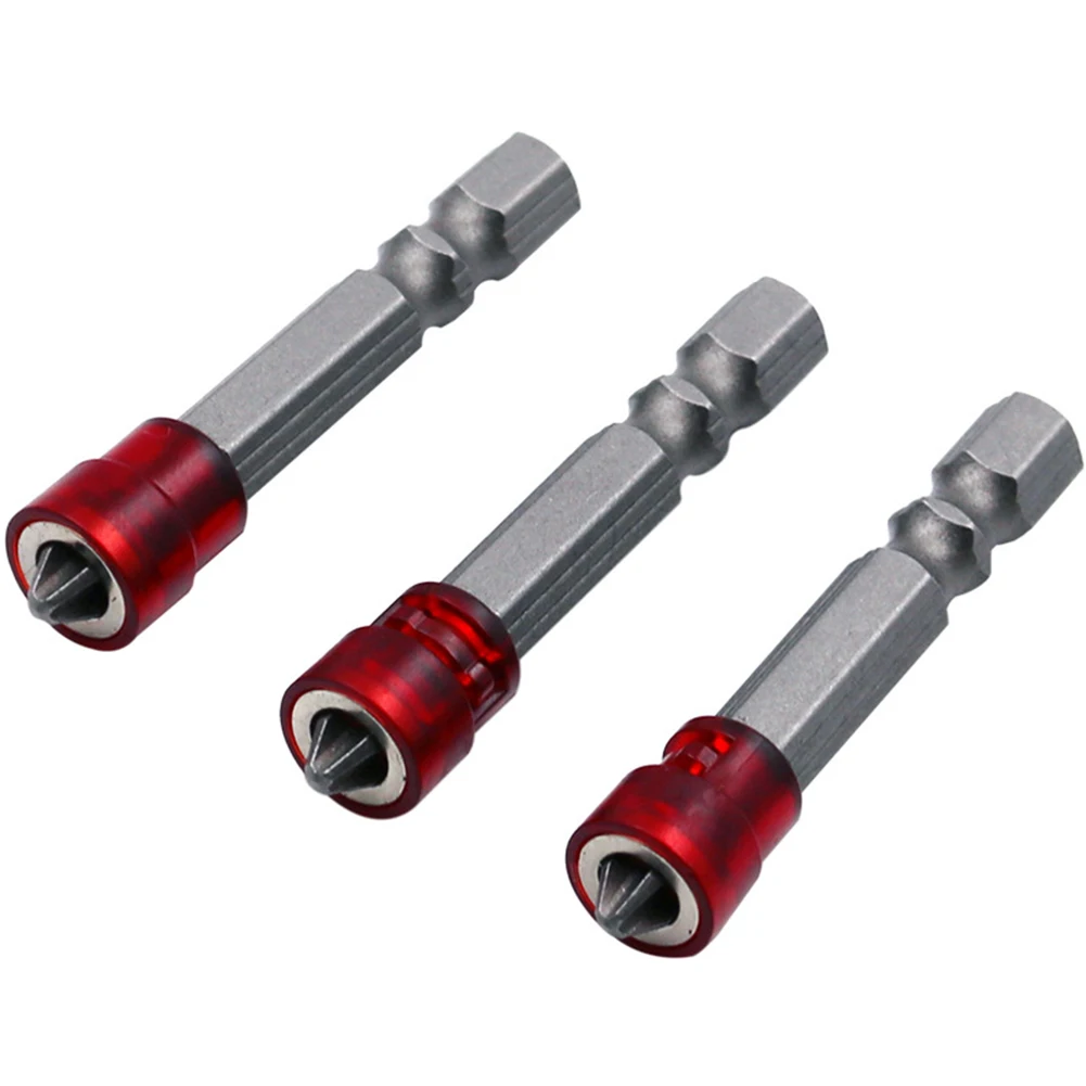 

6pcs Magnetic Screwdriver Bit Cross ScrewDriver 1/4 Inch Hex Shank Screwdriver Holder Ring For House Working Electric Screwdrive