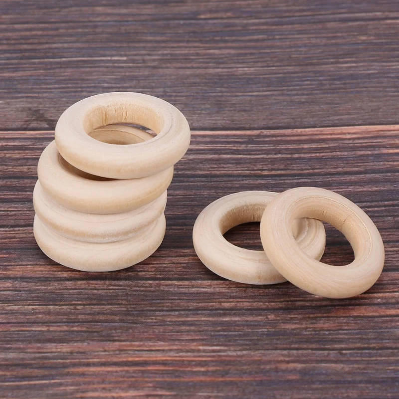 Рисунок 6 - деревянные кольца для подвесок
