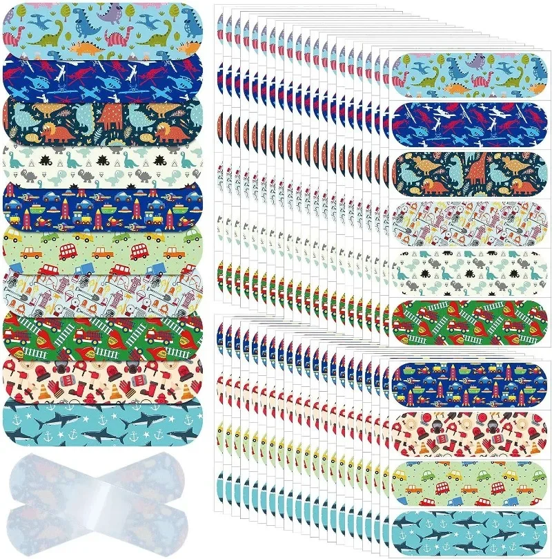 50pcs/set Cartoon Band Aid for Children Cute Plaster Wound Dressing Patch Tape First Aid Strips Adhesive Bandages Woundplast 4