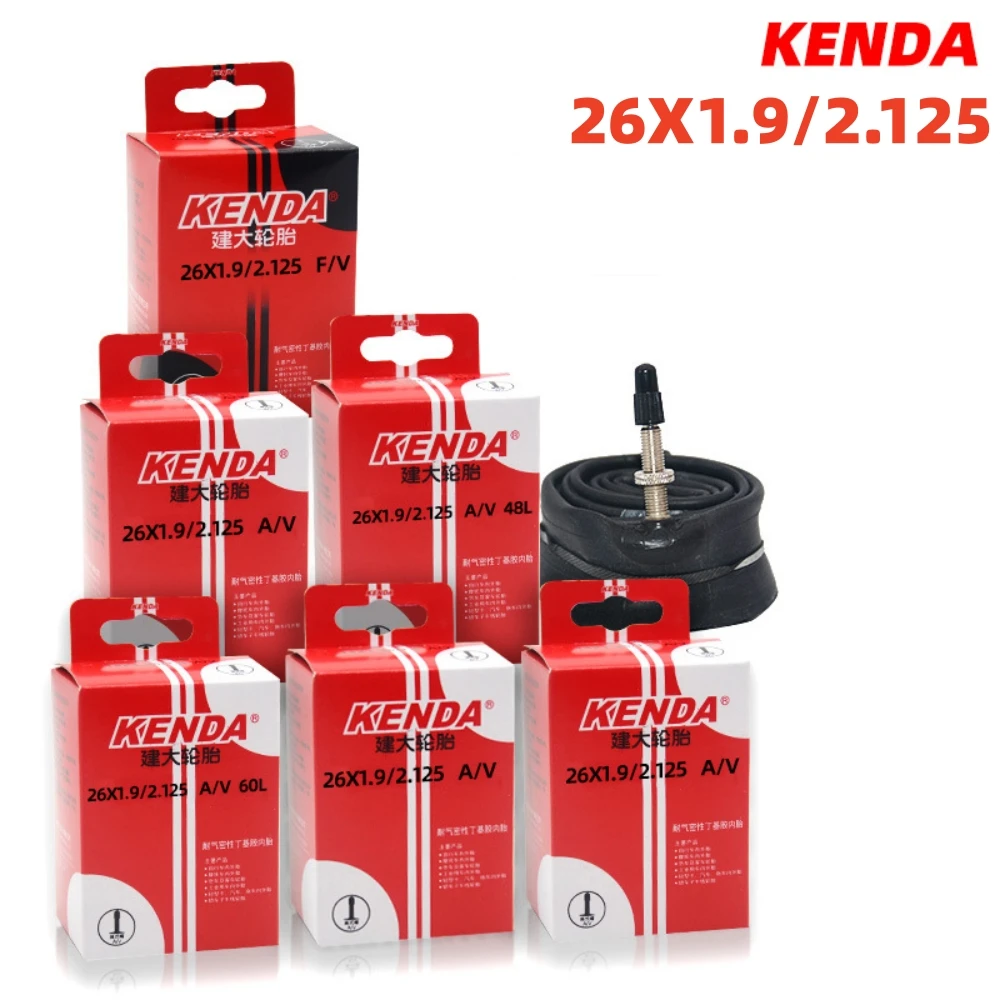 KENDABicycleInnerTube26X192125SchraderPrestaButylRubberMTB