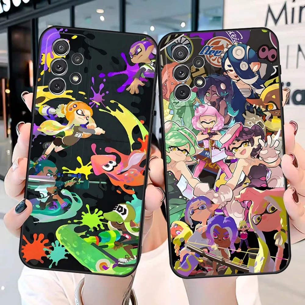 Pearl Switch Splatoon 2 Phone Case For Samsung Galaxy A31 A33 A52 A13 A02 S20 S23 S22 S21 A53 M54 Note 20 Back Cover