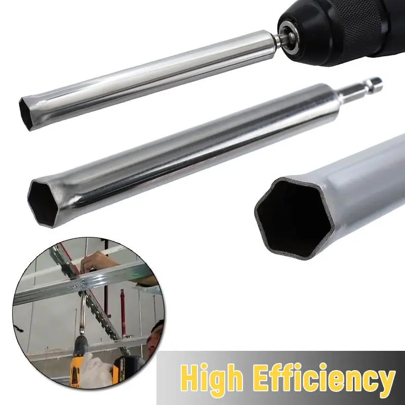 Ceiling Leveling Sleeve Rod Screw Sleeve Suspended Ceiling Installation Tools Extended Deepening Screw Rod Stainless Steel 2