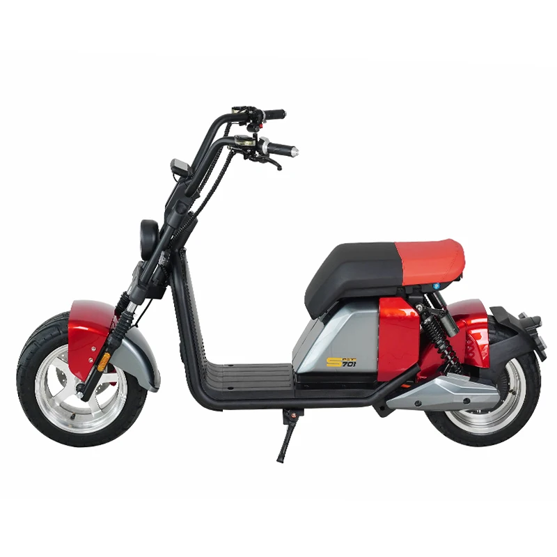 

Amoto 3000W 70km/h electric motorcycle with eec certification and overseas warehouse fat tire electric scooters citycoco