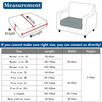 Thick Jacquard Sofa Seat Cushion Cover Funiture Protector Couch Covers for Sofas Anti-dust Removable Seat Slipcover Kids Pets 2