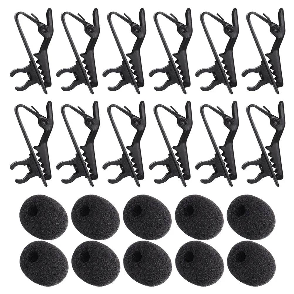 

24 Pcs Microphone Accessories Metal Windshield Cover Iron Holder Protection Covers