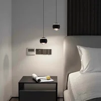 Lustre suspendu moderne pour chambre à coucher, petit lit, ascenseur de lumière, minimaliste avancé, chambre principale, bar, simple, luxe, créatif 5