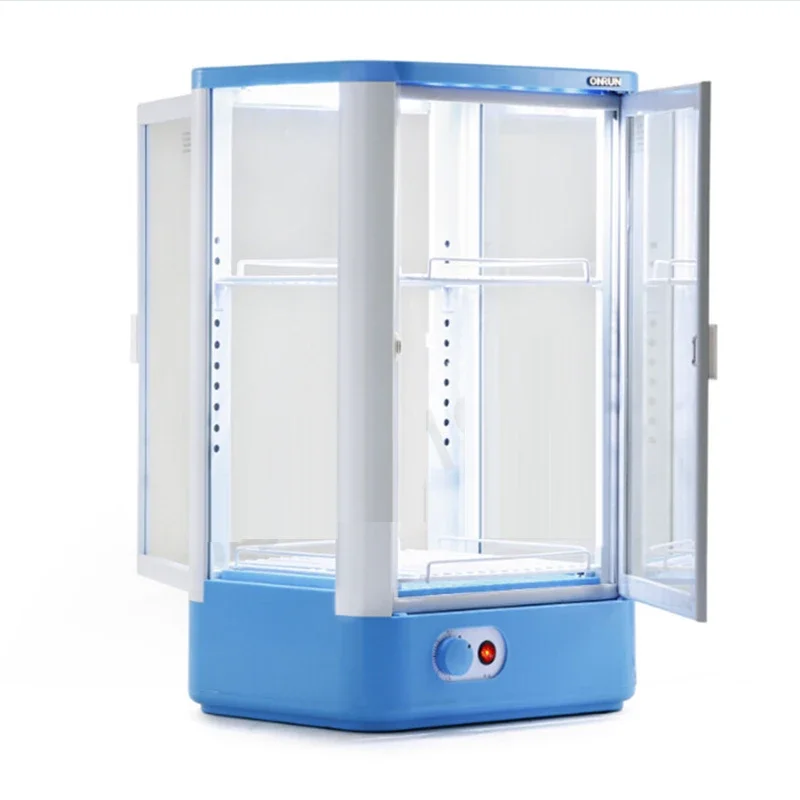 45L beverage heating cabinet double door hot drink display cabinet commercial student milk warming RS-45
