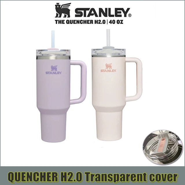 Stanley 30oz/40oz Quengher H2.0 Tumbler With Handle With 5PCS Straw Lids  Stainless Steel Coffee Termos Cup Car Mugs vacuum cup