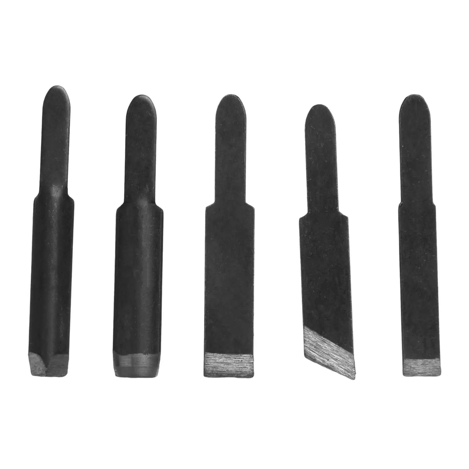 Holzschnitzklingen für elektrische Meißelmaschinen, 5-teiliges Set, Hochgeschwindigkeitsvibration, glatte und detaillierende Gravur – Detail 12