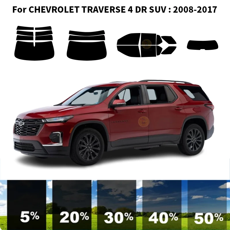 

Нанокерамическая Автомобильная УФ-пленка Precut для окон, автомобильная оконная пленка для CHEVROLET подачи 4 DR SUV 2018-2023