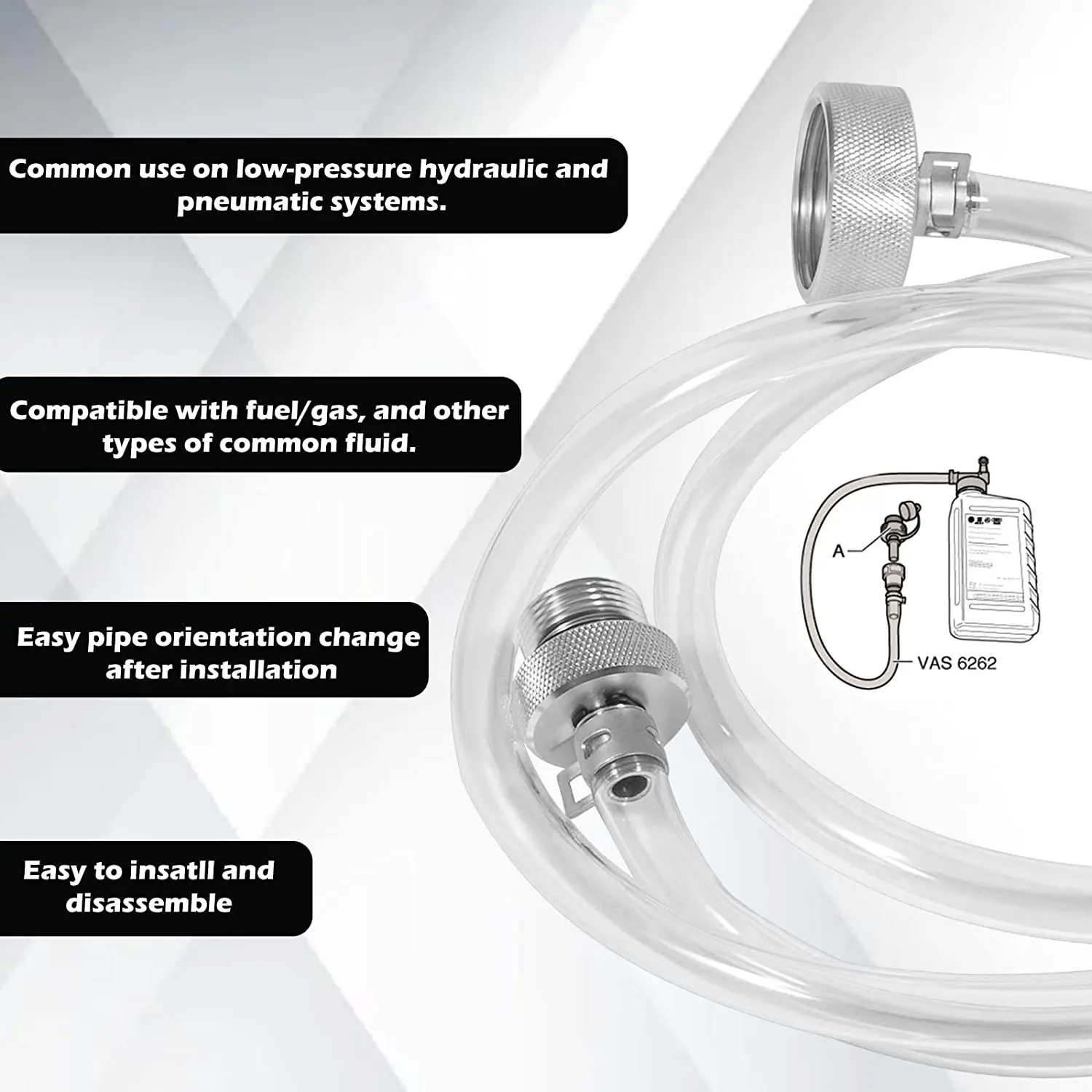 Tubo Di Riempimento Olio Cambio KS Tools 150.9220 - Per Veicoli VAG, Dosaggio Preciso E Pulito - Foto 4