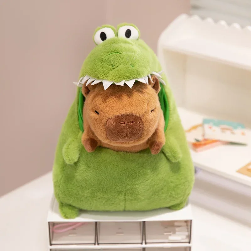 Kawaii Capybara Crocodile Plush (40cm) - Special Edition