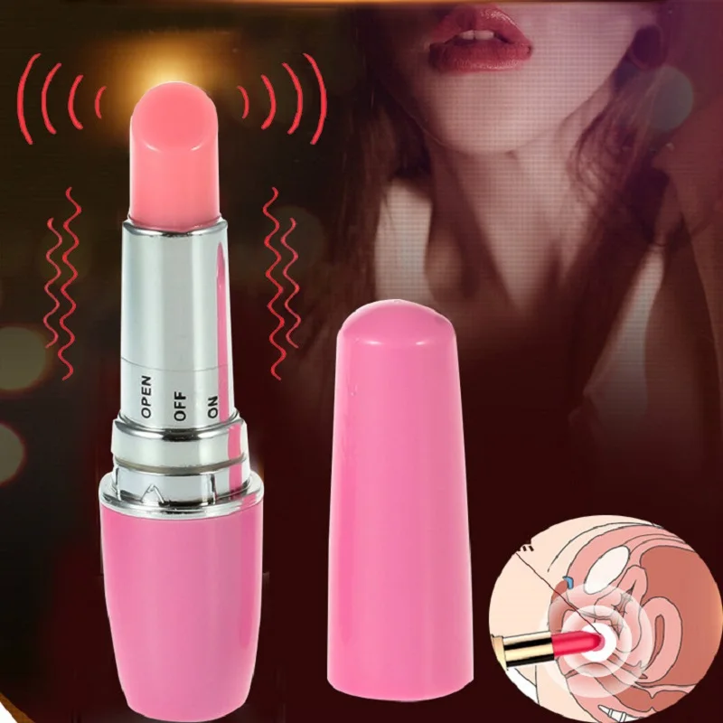 Wibrator Mini Szminka l Masaż Dildo Zabawki Erotyczne Dla Kobiet AV Stick Produkt Erotyczny Mały Pocisk Wibrator Didos Sma Buet_voghion.com