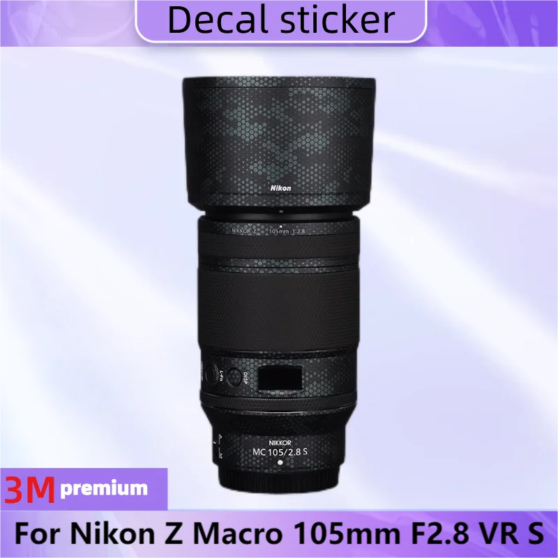 Per Nikon Z Macro 105Mm F2.8 Vr S Anti-Scratch Camera Lens Sticker Coat Wrap Pellicola Protettiva Protezione Del Corpo Copertura Della Pelle 105 2.8