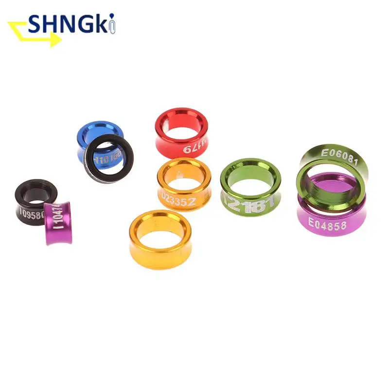 Bird Foot Rings Bird Leg Rings Bird Rings 10Pcs Outdoor Bird Flying Training Ring 4/5/6/7/8mm