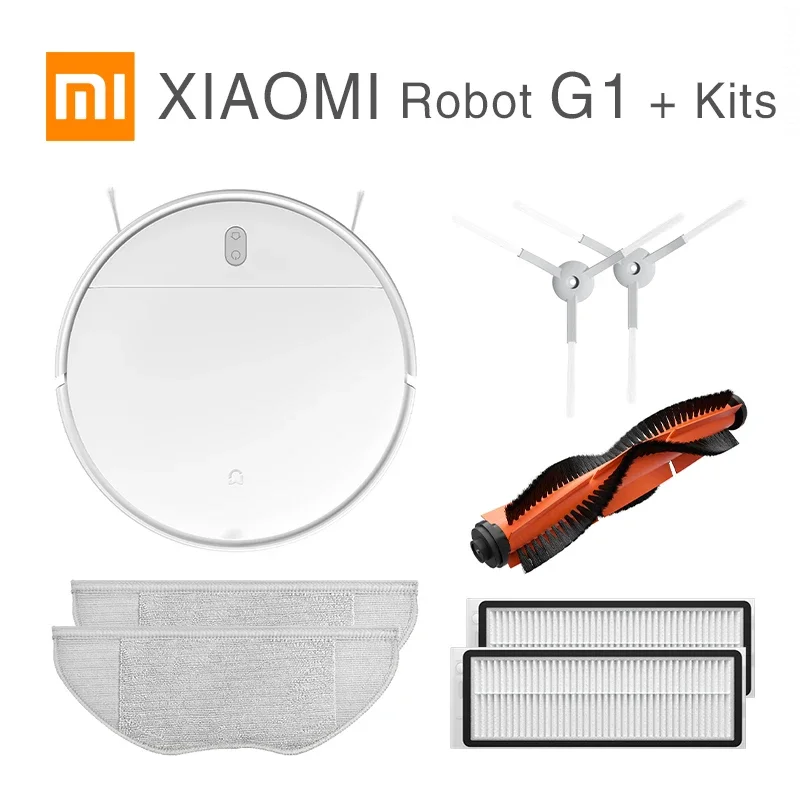 2025Xiaomi Mijia Mi Robot Vacuüm Mop Essentiële G1 Vegen Dweilen Cleaner Voor Thuis Draadloze Wassen Cycloon Zuig Smart Gepland 2