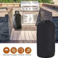 210D Black Oxford Cloth Gas Tank Cover Outdoor Small Propane Tank Cover Waterproof Dustproof And UV Proof Cover 1