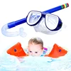 Kids Diving Goggle Mask Breathing Tube Shockproof Anti-fog Durable Underwater Swimming Glasses Band Snorkeling Accessories Set 5