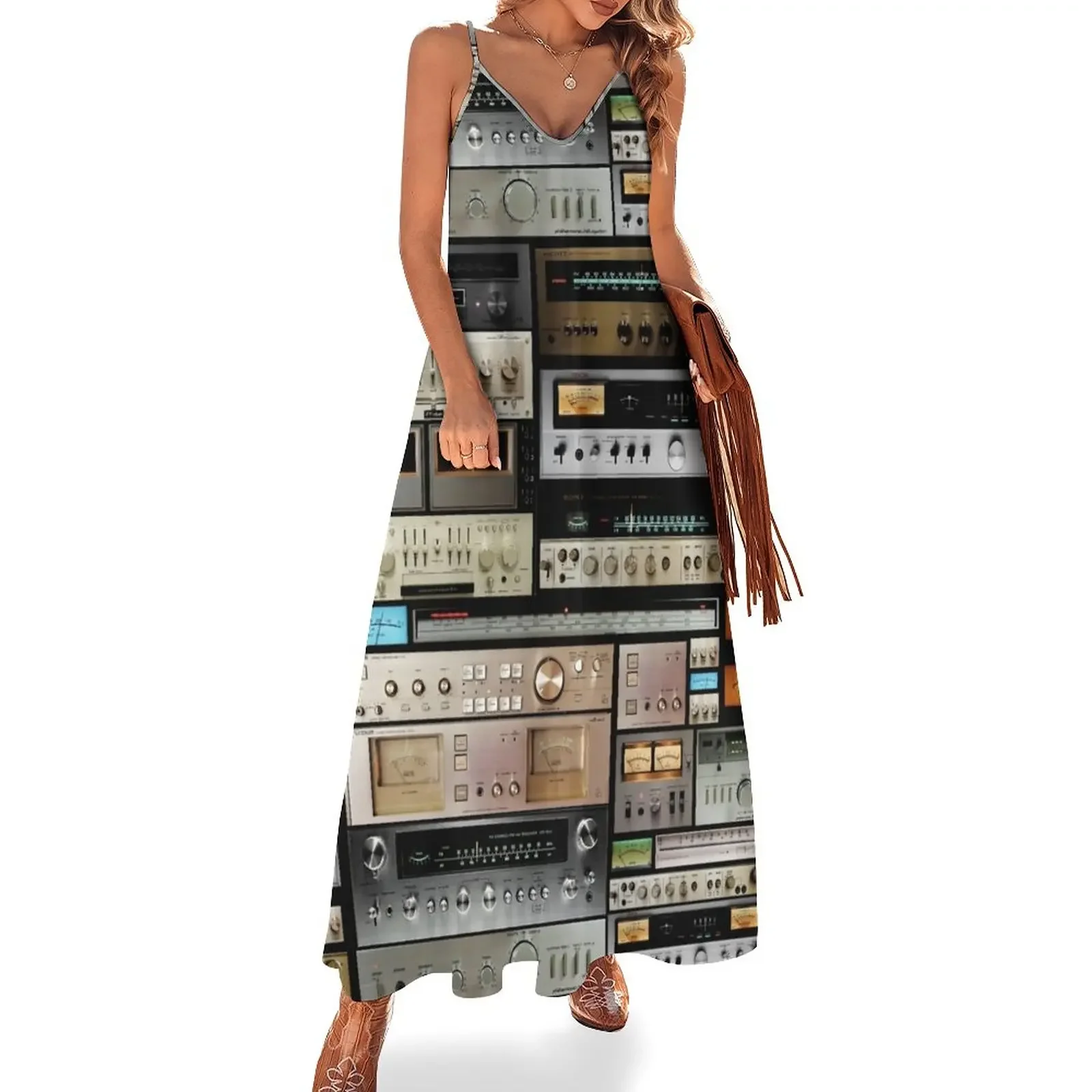 

Amplifiers Mix Sleeveless Dress clothes for women summer dresses