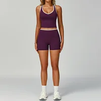 Gym Tracksuit Yoga Set 2 Pieces Workout Outfits Fitness Sportswear High Waist Leggings Sports Bra Athletic Wear Women Clothes - Image 6