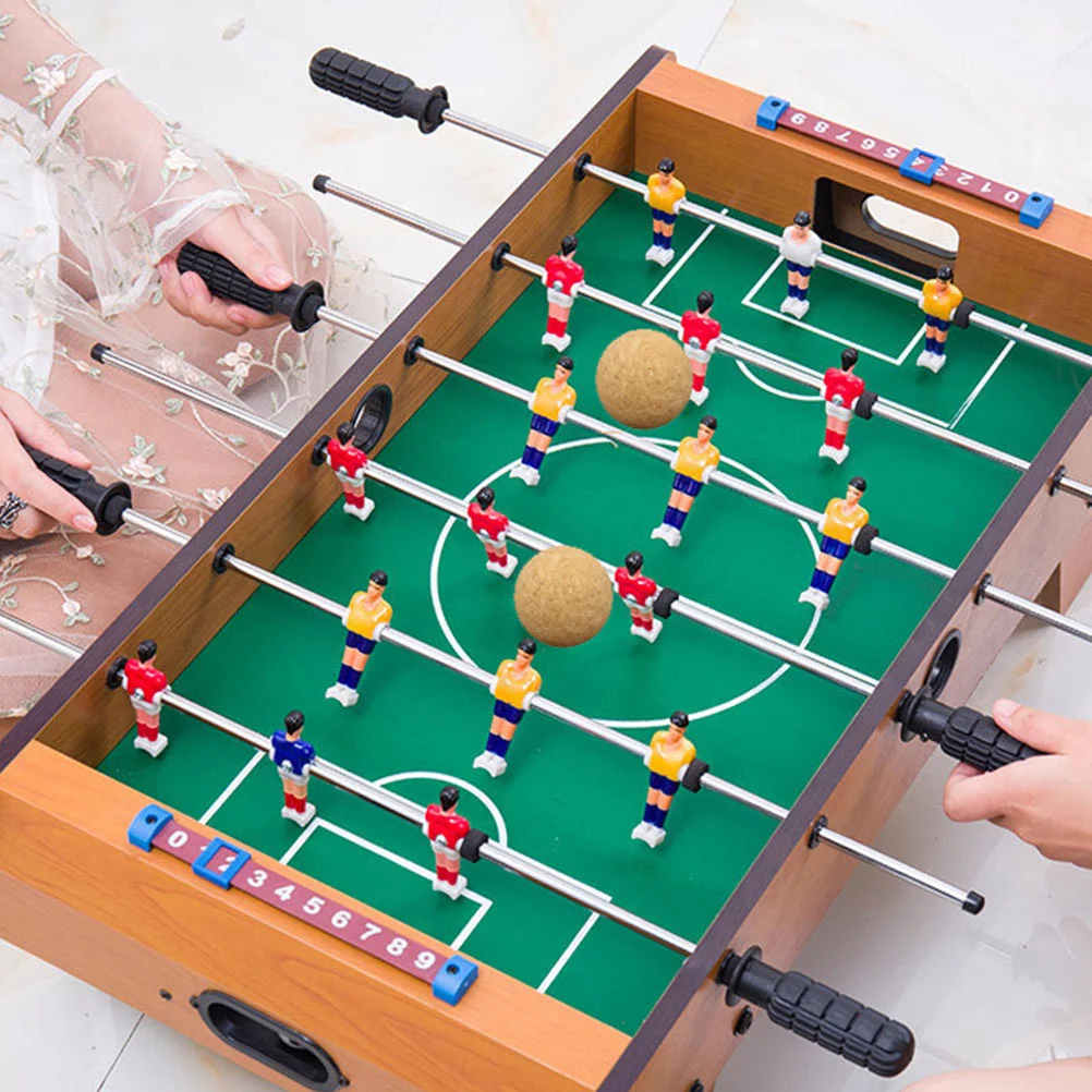 6Pcs Professional Foosball Balls Lightweight Compact Table Soccer Accessory Wear Resistant Cork Balls Replaceable Sports