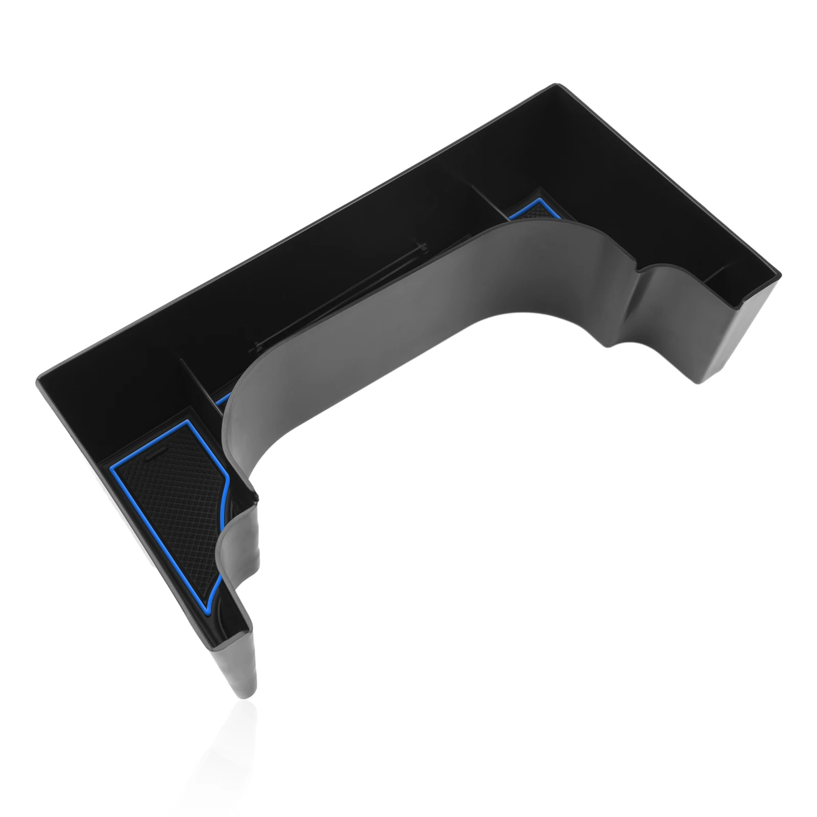 LFOTPP voor Kona SX2 2024 2025 Middenarmsteun, armleuning, deksel, krasbescherming, middenconsole, PU-leer, dikke armleuning, box cover, auto-interieur accessoires (Zwart Dik