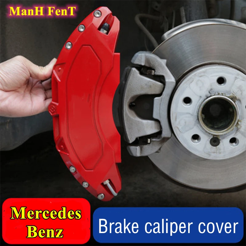 For Mercedes Benz Brake Caliper Cover Aluminum Alloy Metal Fit AMG CLA