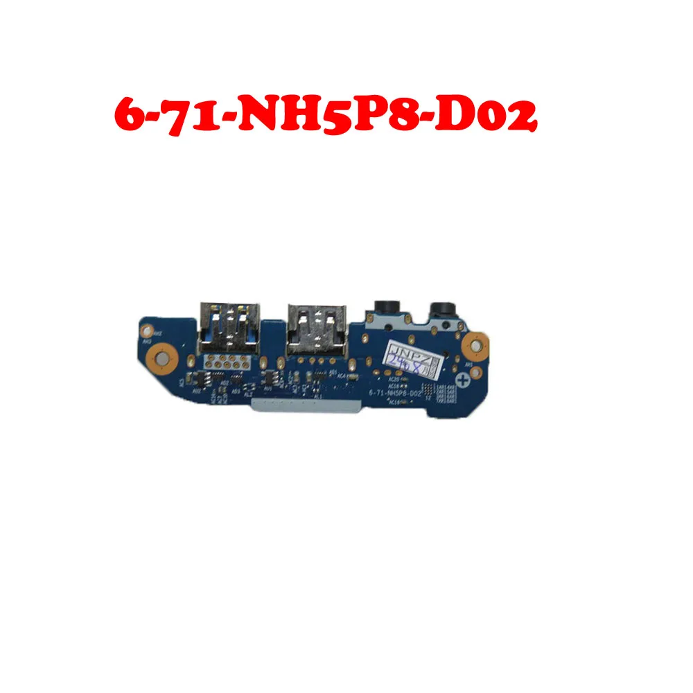 Laptop Audio Board USB Board For 6-71-NH5P8-D02 6-71-N5HP8-D01