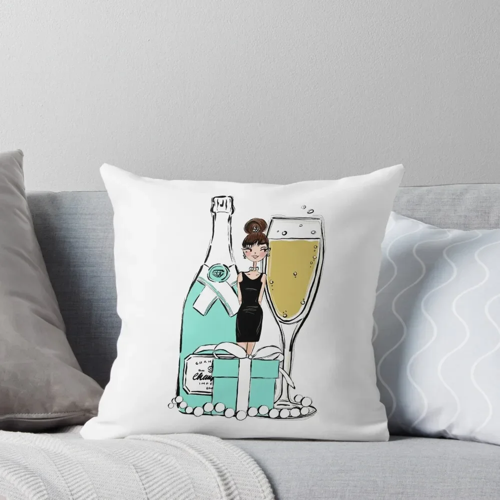 

New York Lady Throw Pillow