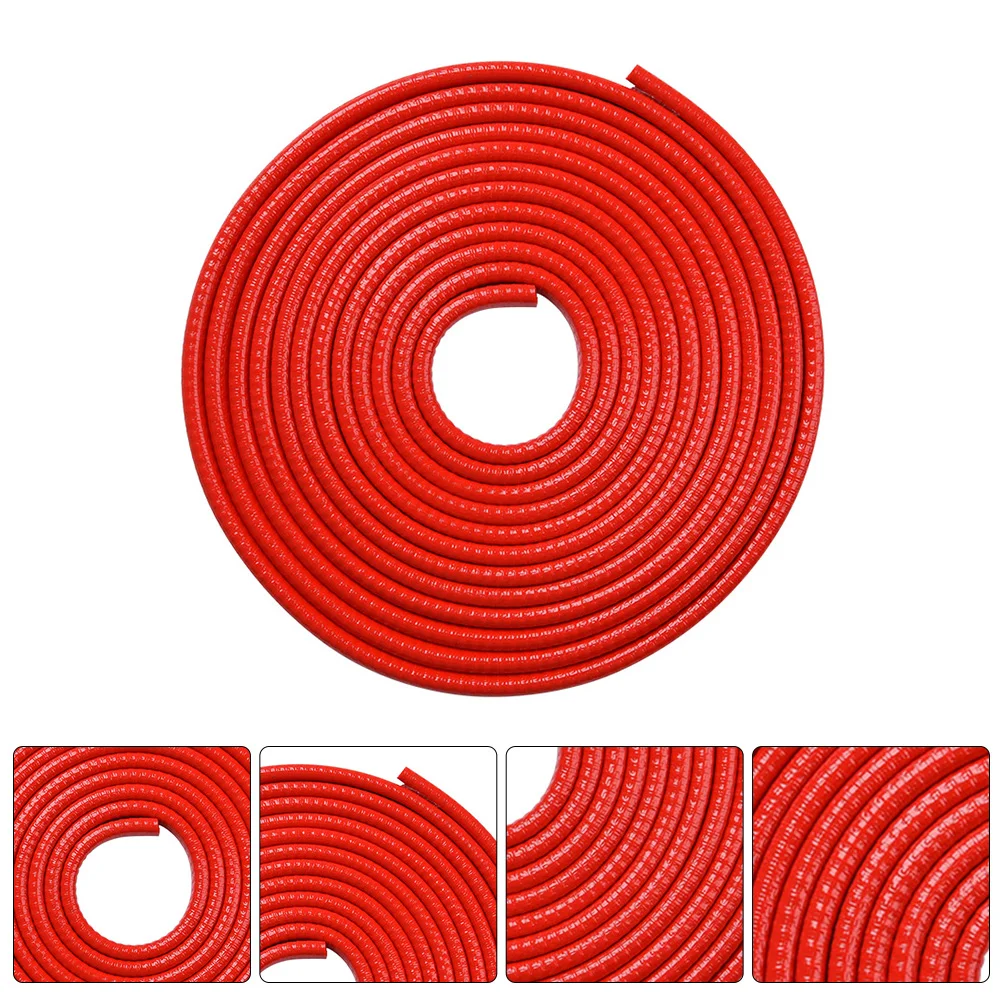 

Car Parts Door Guards Rubber Trim Protector Guard Seal Strips (Red)