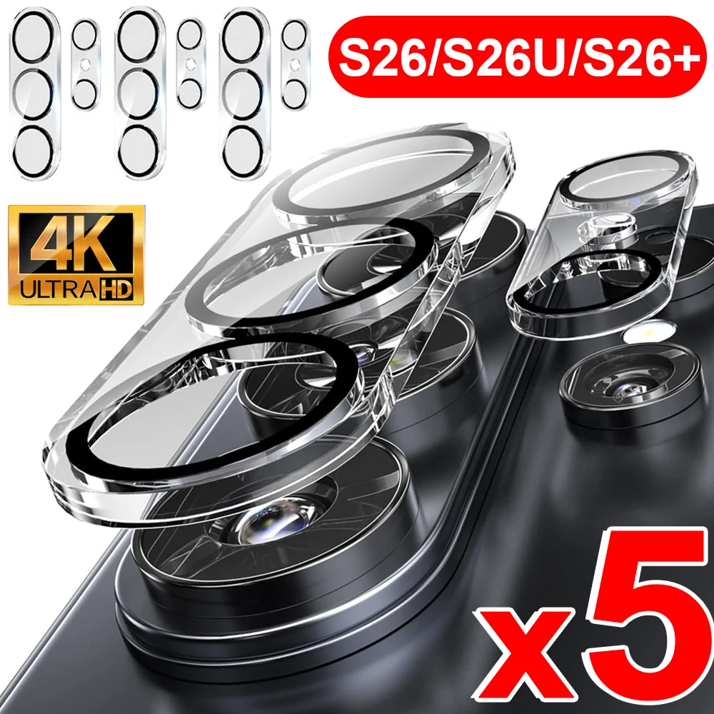 Camera Lens Screen Protector for Samsung Galaxy S26 Ultra S26Plus S26 S26+ S26U 9H Tempered Glass Anti-Scratch Lens Cover