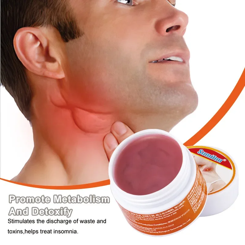 

Lymphatic Detox Ointment Lymphadenitis Neck Armpit Skin Swelling Pain Relief Cream Treat Lymph Nodes Medical Plaster Care