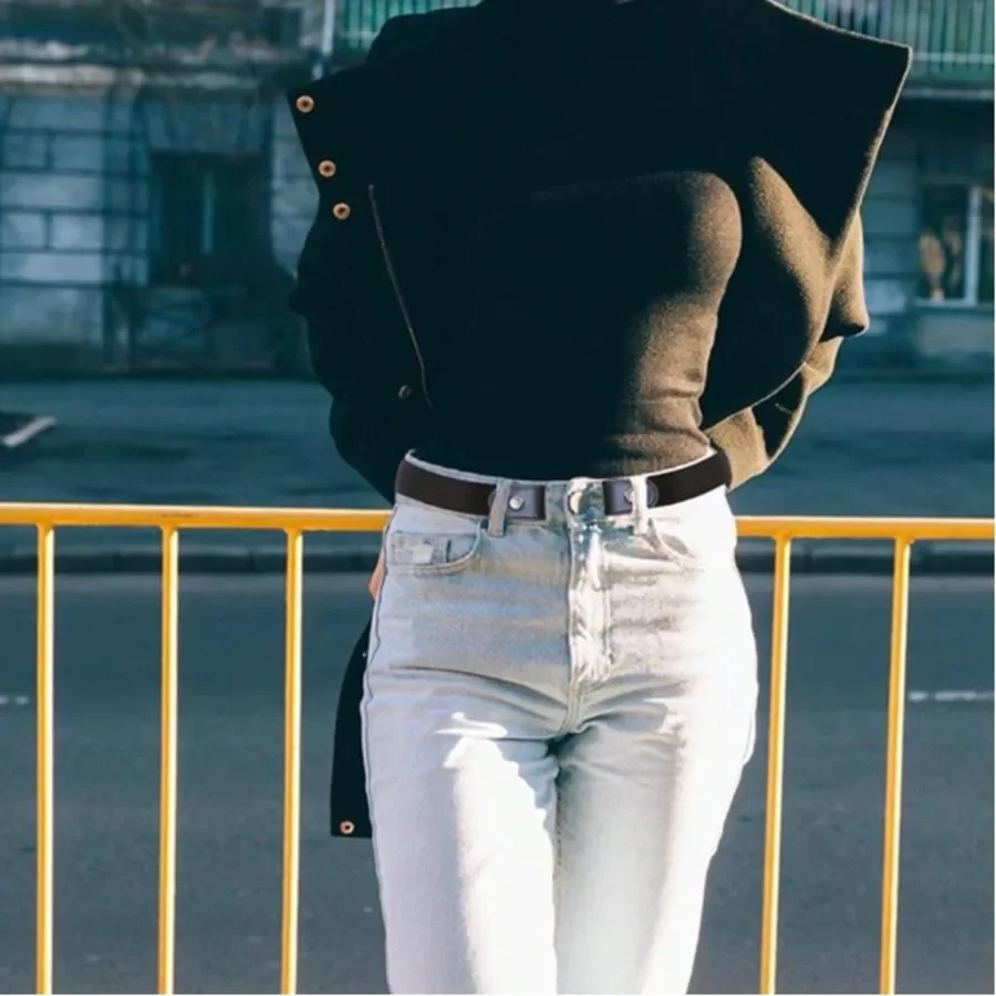 Elastic Waist Casual Invisible Belt For Dress And Jacket
