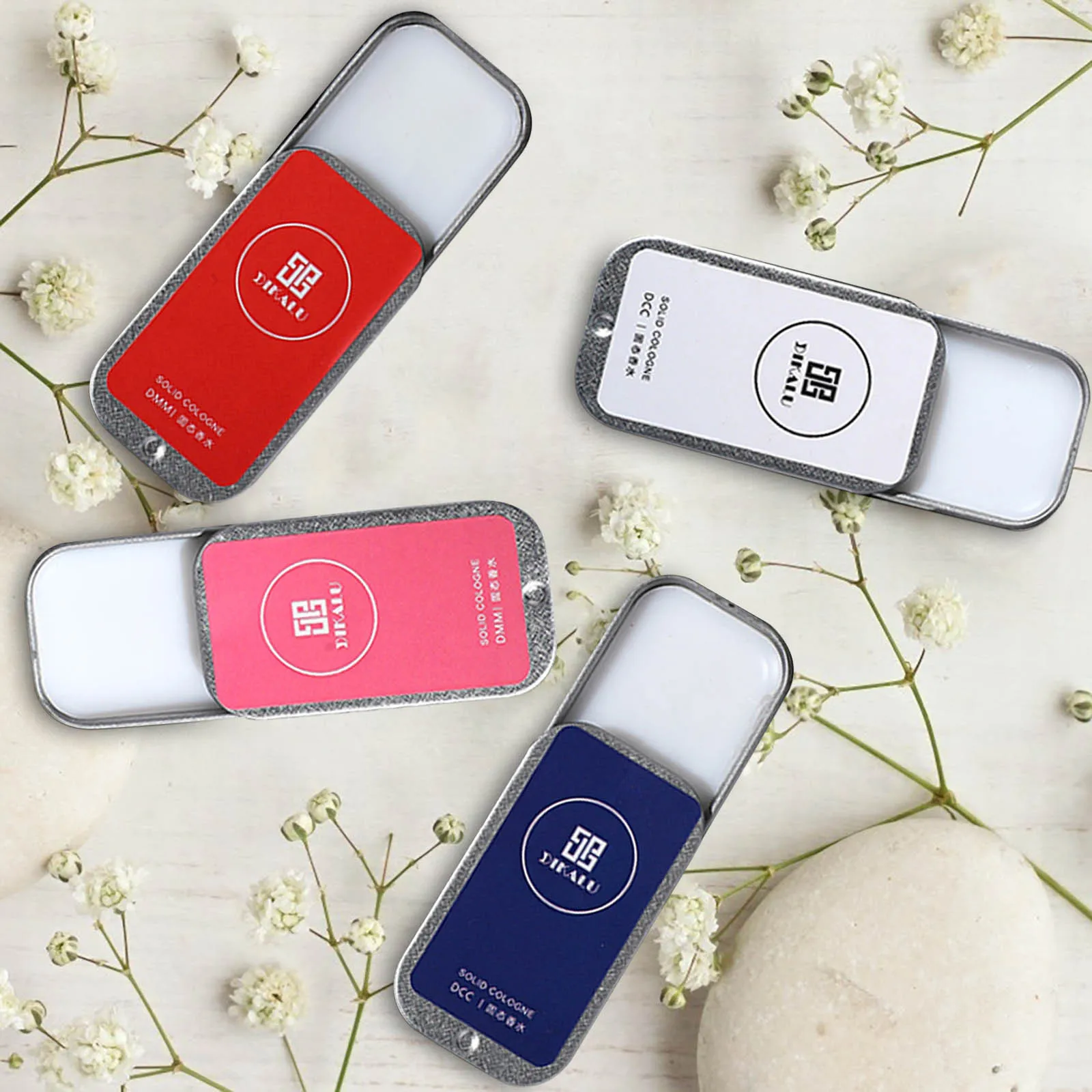 DIKALU 솔리드 아로마 테라피 영구 아로마 테라피, 휴대용 향수, 여성용 데오도란트, 10g 