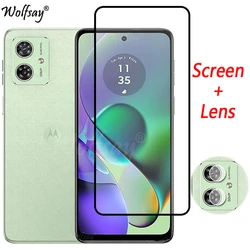 Full Cover Tempered Glass For Motorola Moto G54 Screen Protector For Moto G54 5G China Camera Glass For Moto G54 Glass 6.5 inch