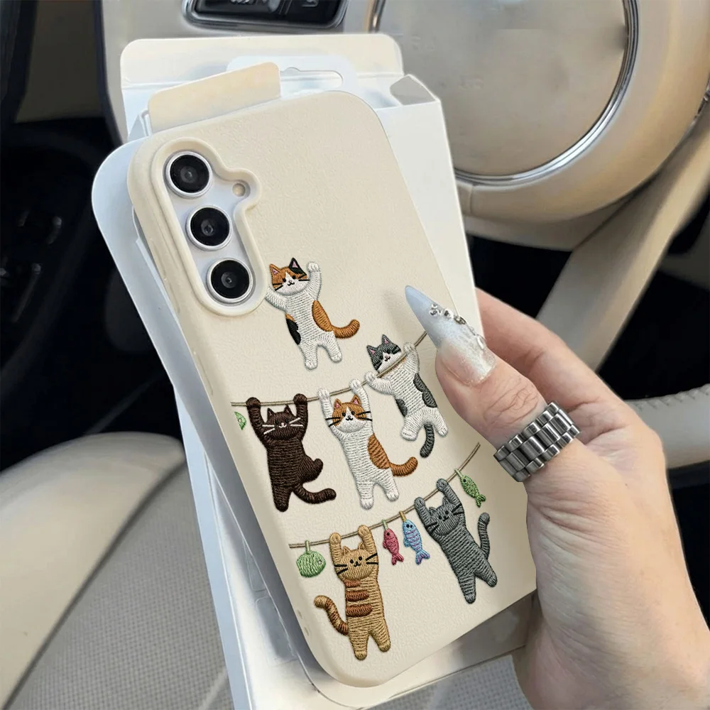 Cartoon Cat Silicone Phone Case