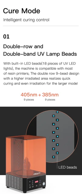 3D Printer Cost-effective UV 405nm Resin Curing Machine Wash & Cure  Machine2.0 Curing and Washing Impresora 3d - AliExpress