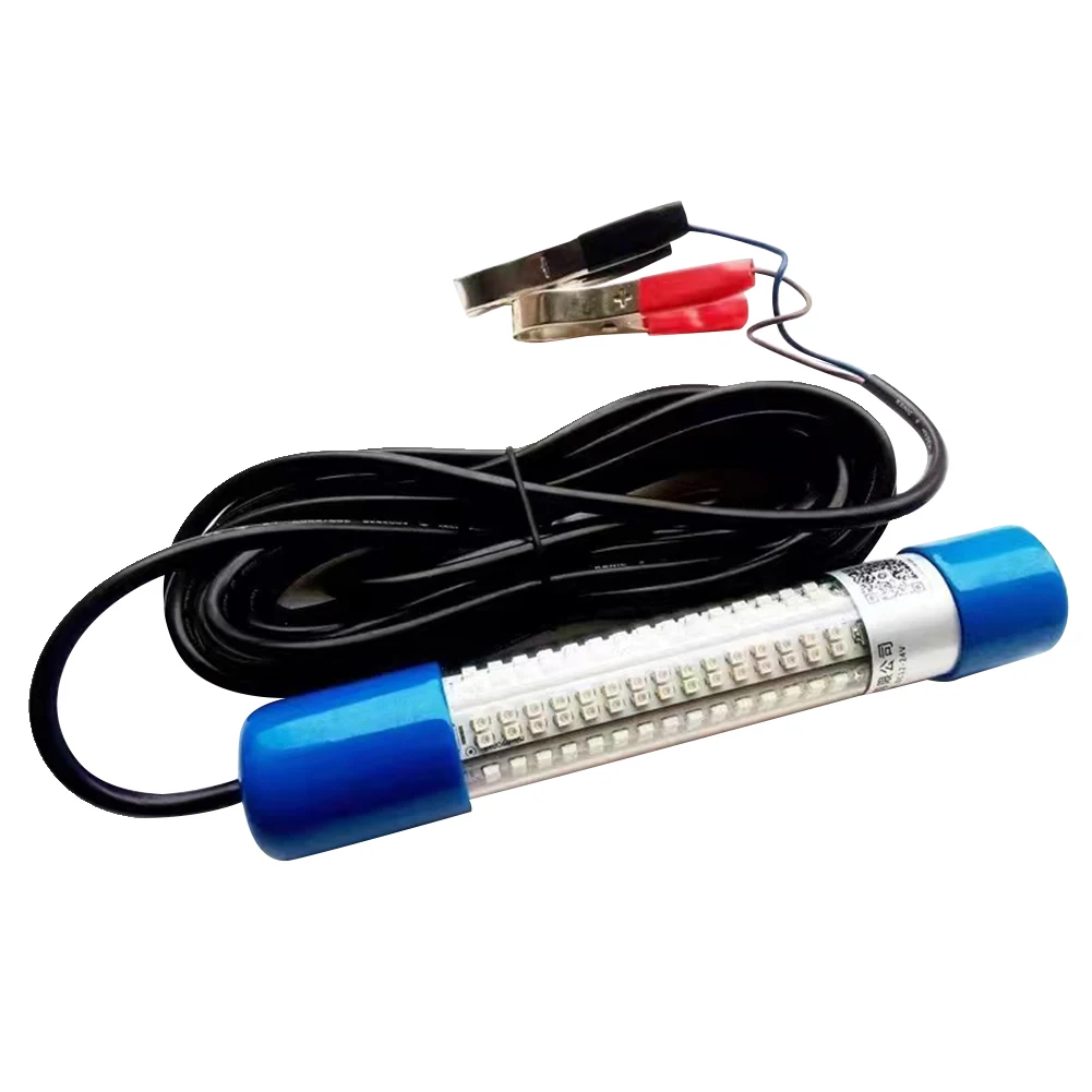 수중 낚시 조명 50W 잠수식 낚시 조명 12-24V LED 낚시 야간 조명 오징어 새우 크릴용 방수