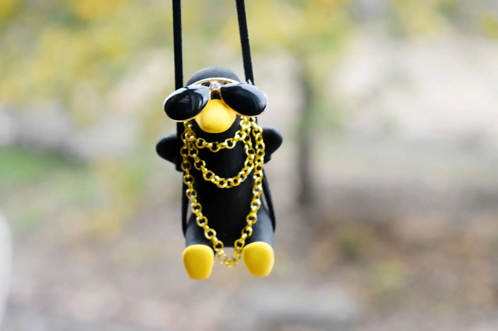 

Duck Pendant Plaster Aromatherapy Duck Pendant Swing Duck Car Rearview Mirror Ornament