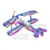 DW Hobby New Micro Indoor PP Foam Sport 3D Biplane 450mm Wingspan Pitts Lightest RC Plane Model RC MODEL HOBBY TOY HOT PLANE 3