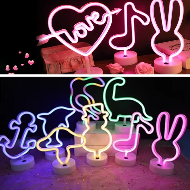 Happy Birthday Neon Led Sign Light for Party Home Wall Decor Christmas  Wedding colorful USB Powered Kids Gift Backdrop lamp - AliExpress