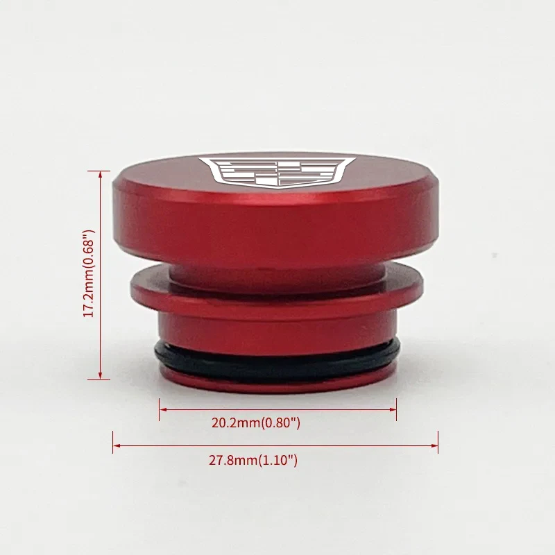 Luxe metalen dummy plug auto interieur modificatie
