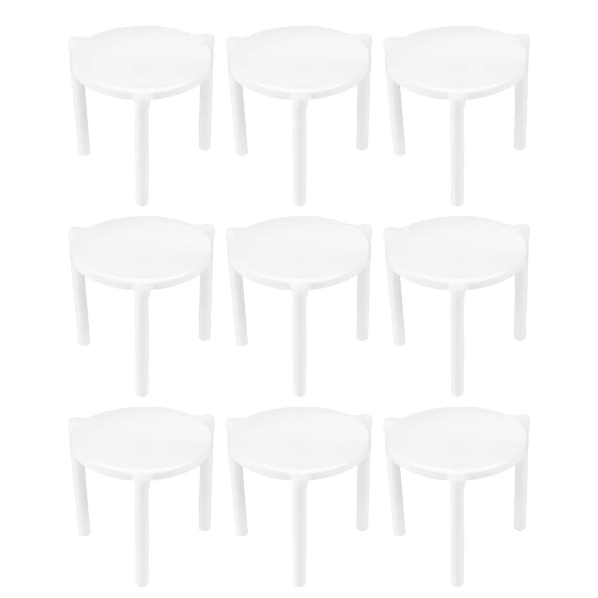 

Pizza Saver Stand White Plastic Tripod Stack For Restaurant Container