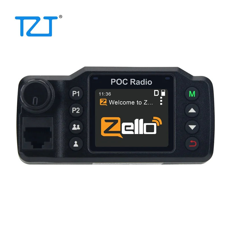 TZT HamGeek HG-8900 Plus Zello Mini Mobile Radio 5000KM National Intercom Without/With External GPS 2G/3G/4G for Android Version