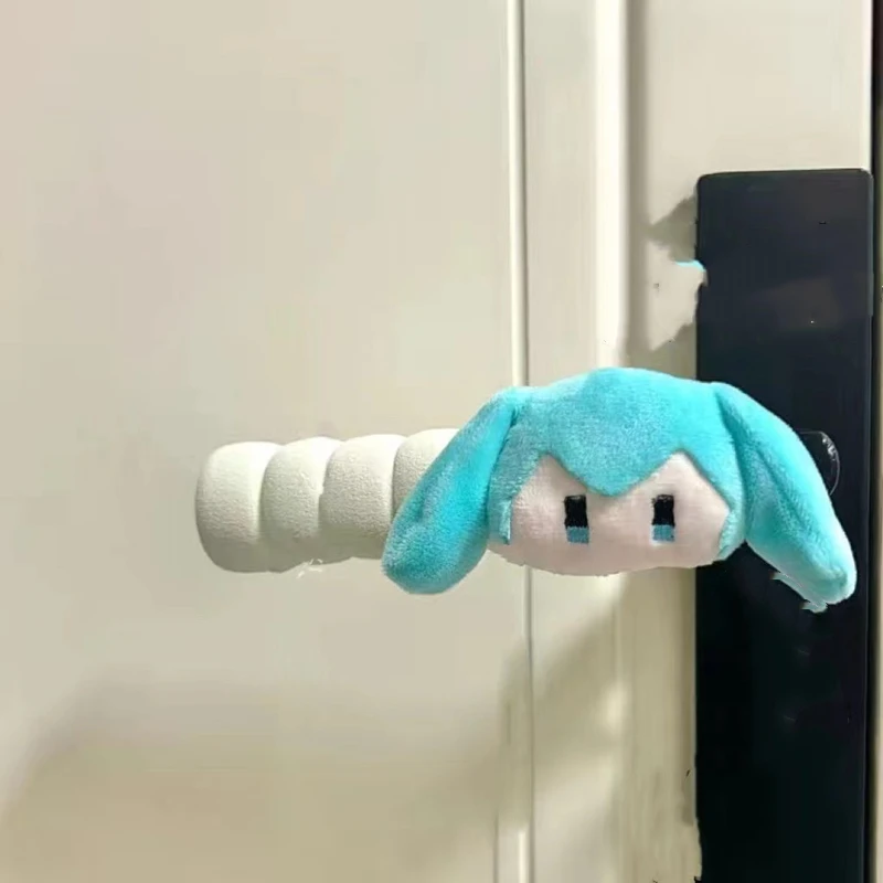 Doorknob Gloves Handle Protective Cover Anti-collision Pad Cartoon Pull Handle Cute Round Entry Door Lock Protective Cover