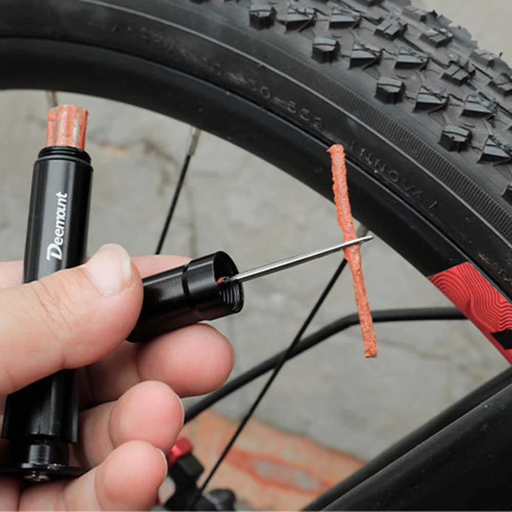 Radfahren Tubeless Fahrradreifen Reparaturset Patch Punktion für MTB  Fahrrad 5