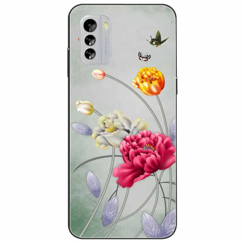 Silicone Painted Cat Animal Design TPU Soft Phone Case Cover