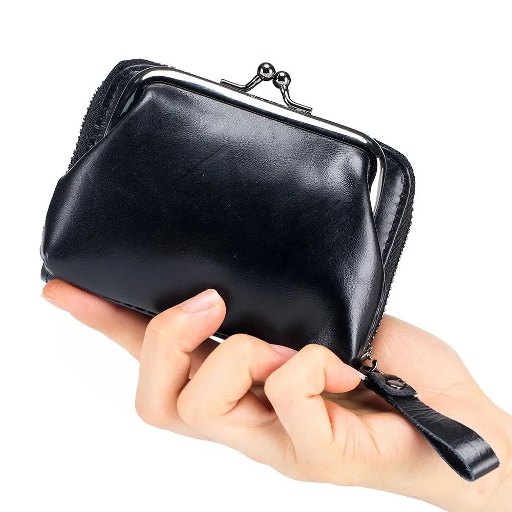 

Fashion Coin Card Holder Detachable Clip Bag Vintage Small Purse